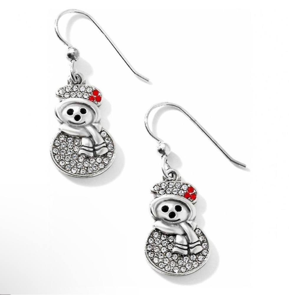 NWT❄️Brighton❄️LIL SNOWMAN French Wire Earring